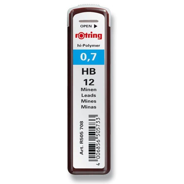 Rotring Tikky tuhy do mikrotužky 0,7 mm HB