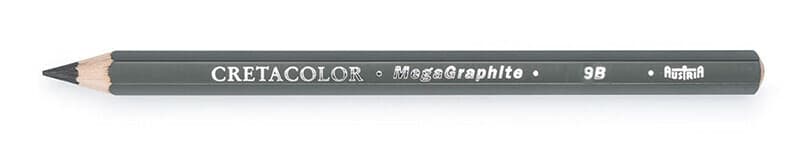Cretacolor MegaGraphite tužka grafitová 9B šestihranná silná