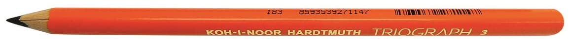 Koh-i-Noor Triograph trojhranná grafitová školní tužka č.3 silná