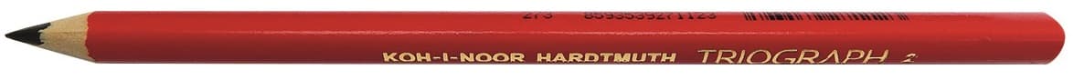 Koh-i-Noor Triograph trojhranná silná grafitová školní tužka č.2