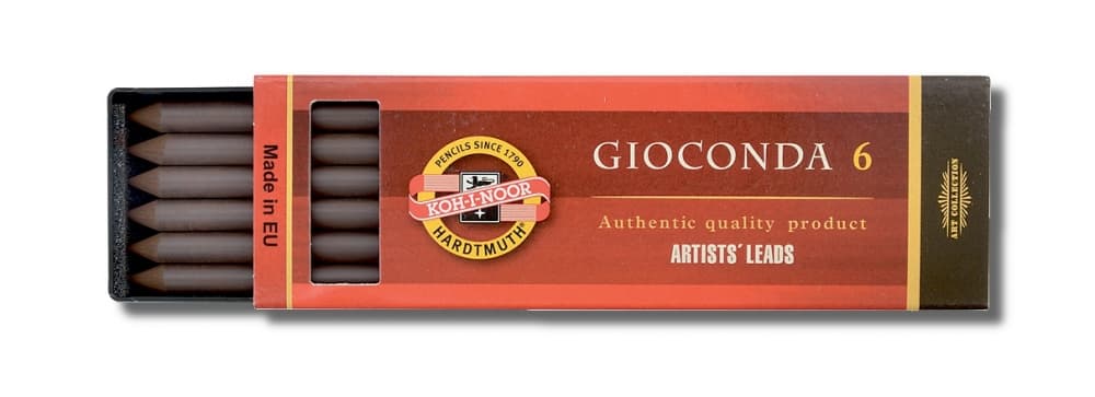 Koh-i-Noor umělecké tuhy Sepia tmavá 5,6 mm sada