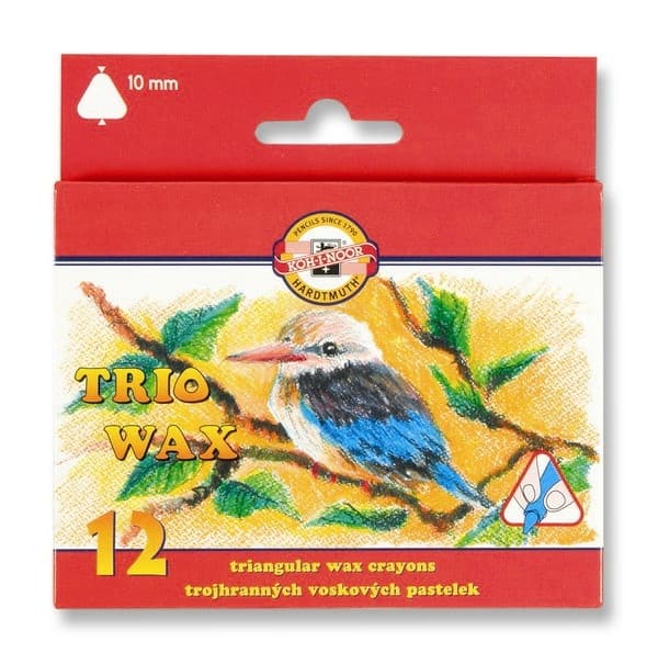 Koh-i-Noor trojhranné voskovky 10 mm sada 12 kusů