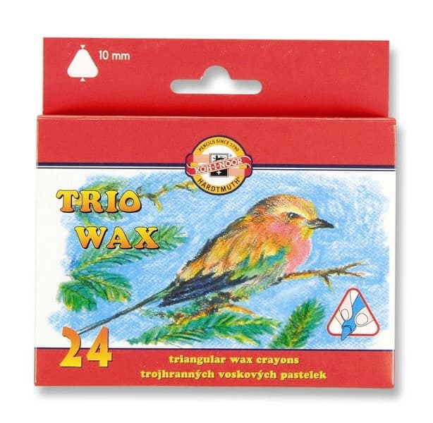 Koh-i-Noor trojhranné voskovky 10 mm sada 24 kusů