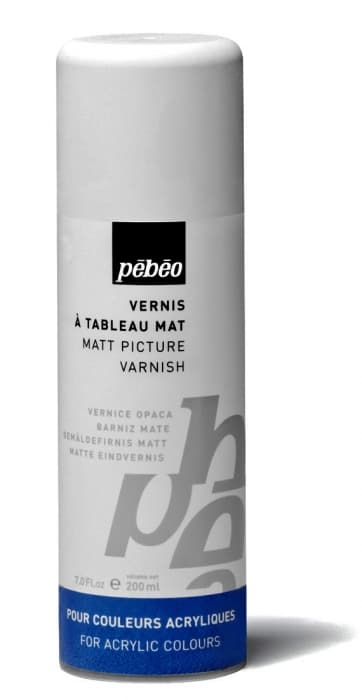 Pébéo saténový vrchní lak pro akryly sprej 200 ml