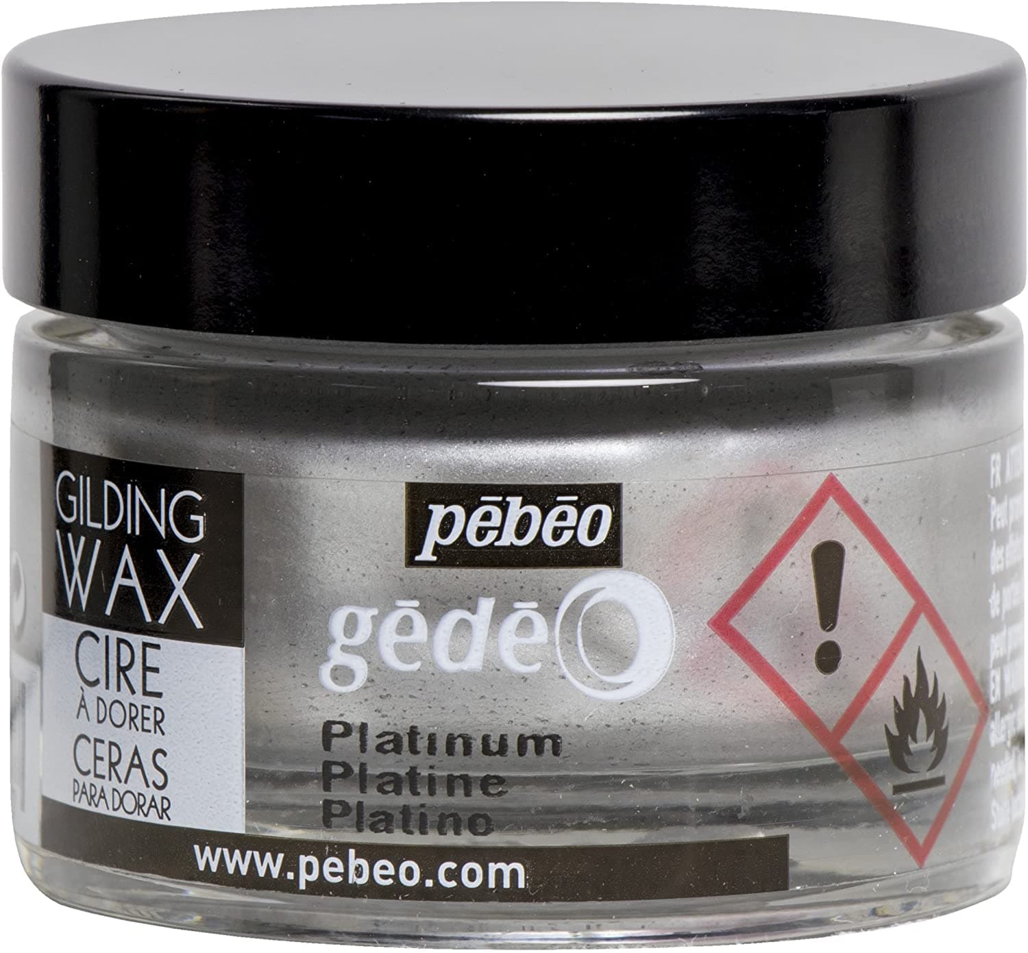 Pébéo Gédéo zkrášlovací vosk stříbrná 30 ml