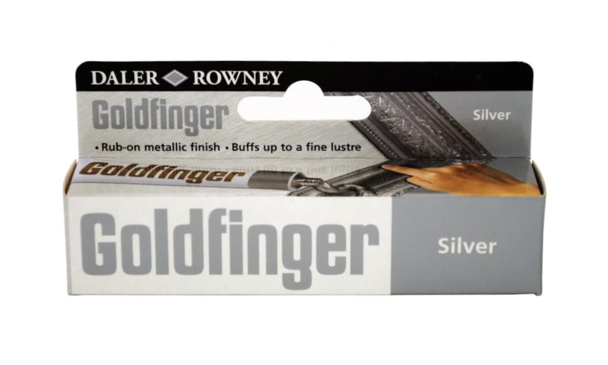 Daler-Rowney Goldfinger zlatící pasta stříbrná 22 ml
