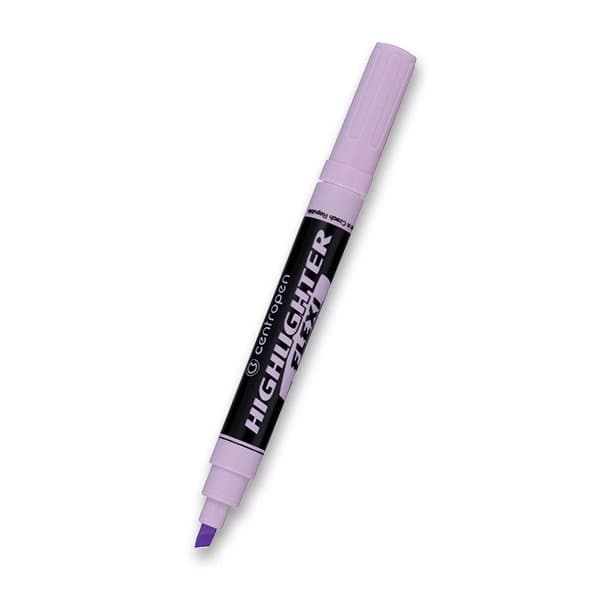Centropen Highlighter Flexi zvýrazňovač pastelově fialový 1-5 mm