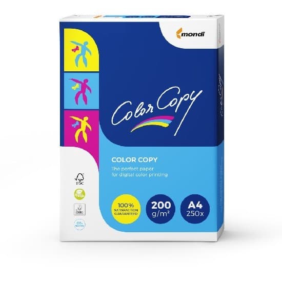 Color Copy A4 200 g/m², 250 listů – digitální tisk papír do tiskárny