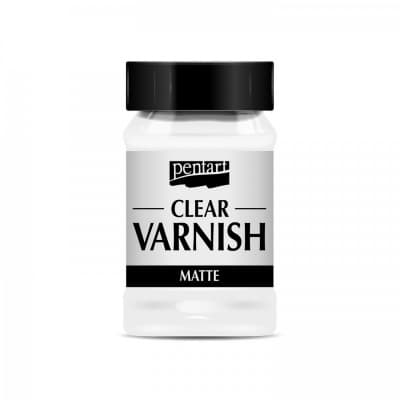 Průhledný lak Pentart matný 100 ml čirý odolný