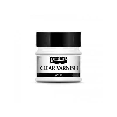 Průhledný lak Pentart matný 50 ml čirý odolný