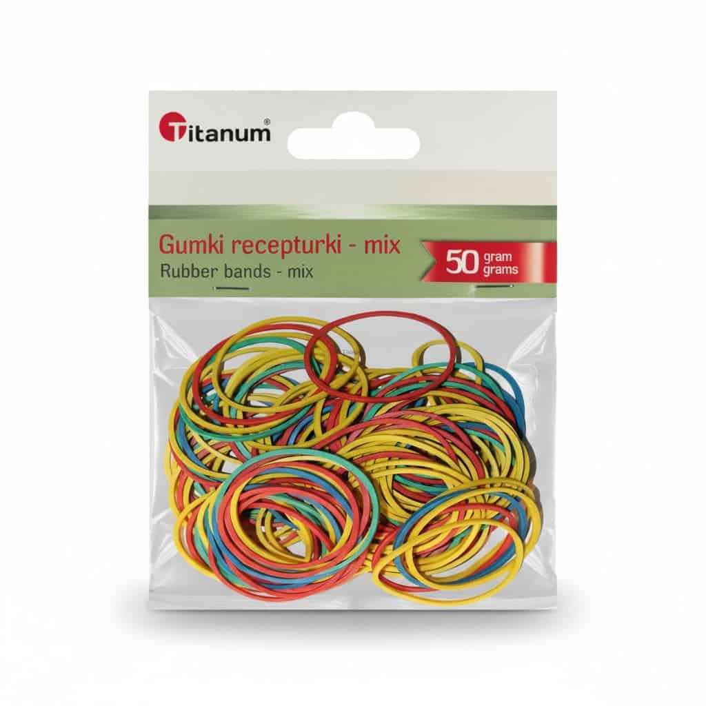 Elastické gumičky mix barev a velikostí 50 g