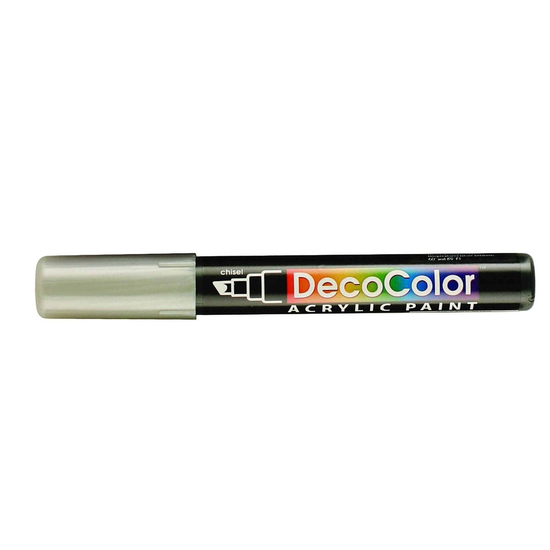 Marvy DecoColor 315-SLV stříbrný akrylový popisovač seříznutý hrot