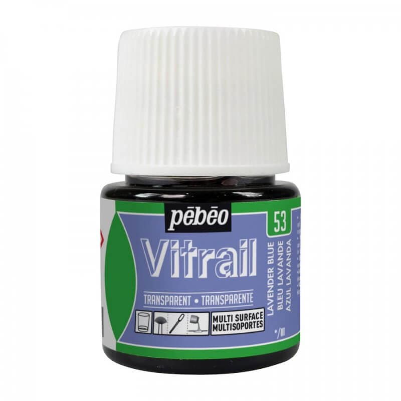 Pébéo Vitrail barva na sklo levandulově modrá 45ml