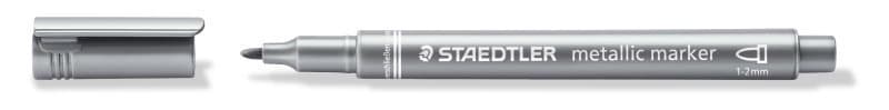 Staedtler metalický popisovač stříbrný 1–2 mm permanentní