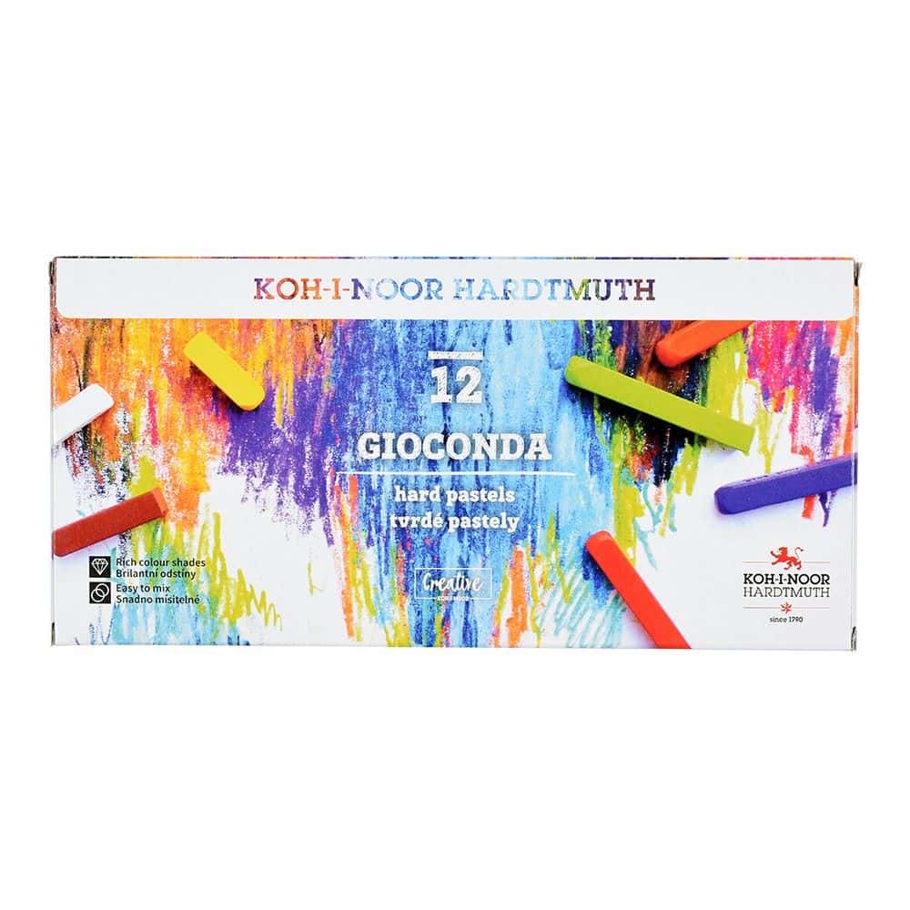 Olejové pastely Gioconda hranaté 12 barev Koh-i-noor sada