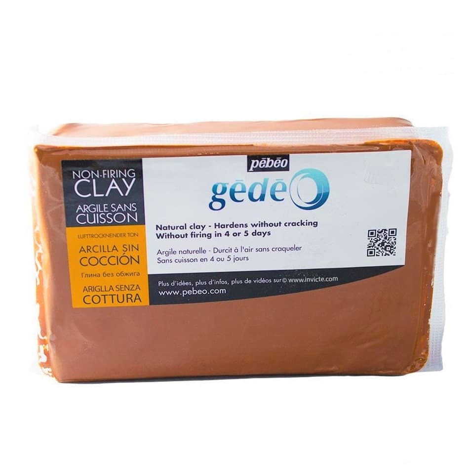 Pébéo Gédéo samotvrdnoucí hlína červená 1,5 kg