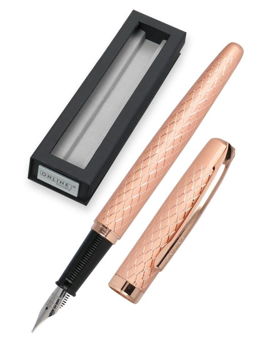 ONLINE Eleganza Diamond plnicí pero rosegold dárkové balení