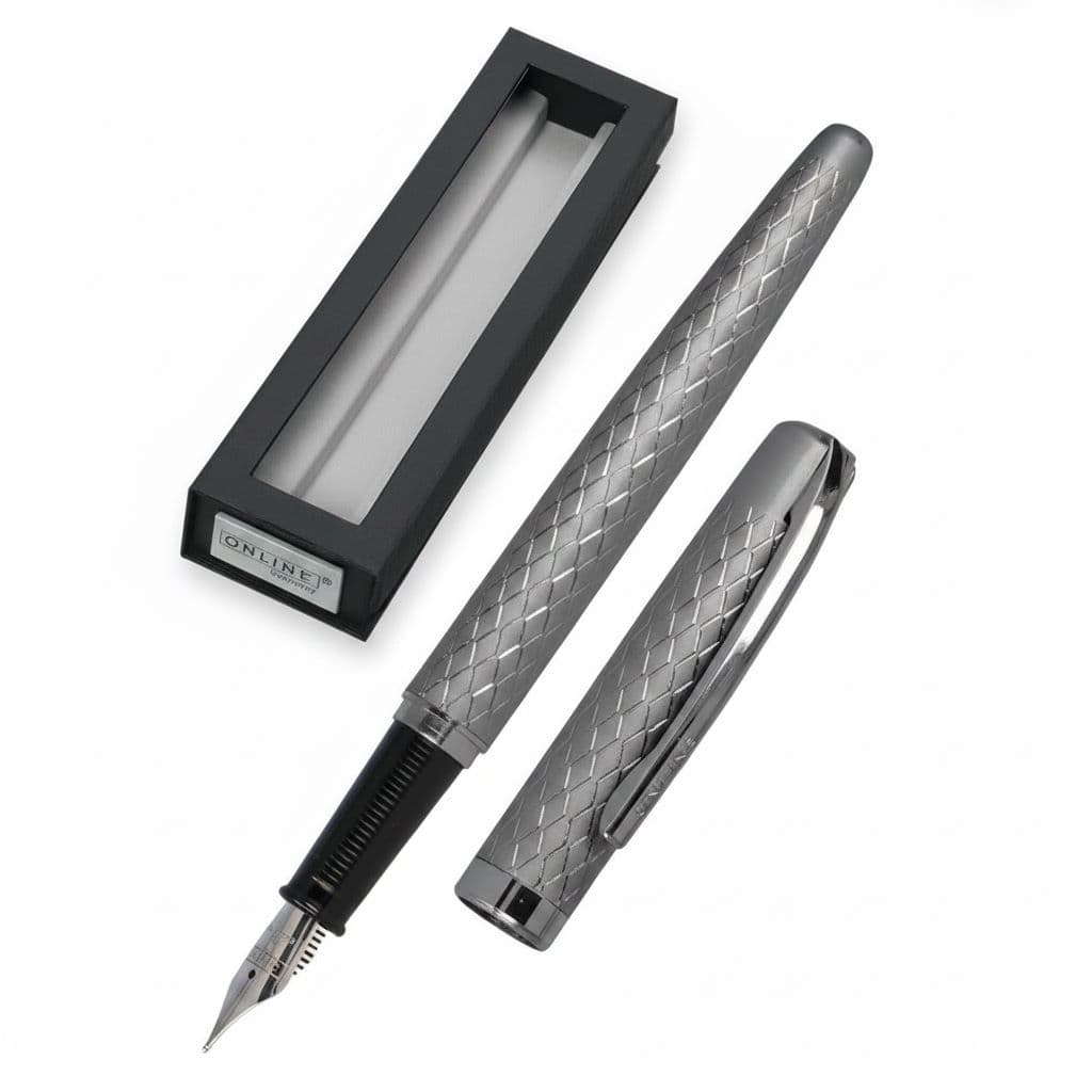 Online Eleganza Diamond Titan plnicí pero M titanové dárkové balení