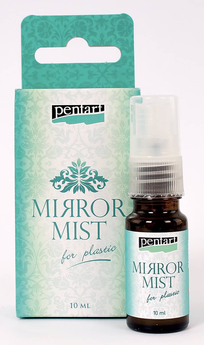 Pentart zrcadlová barva sprej průhledný plast 10ml