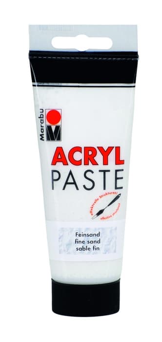Marabu bílá jemnozrnná akrylová pasta 100 ml