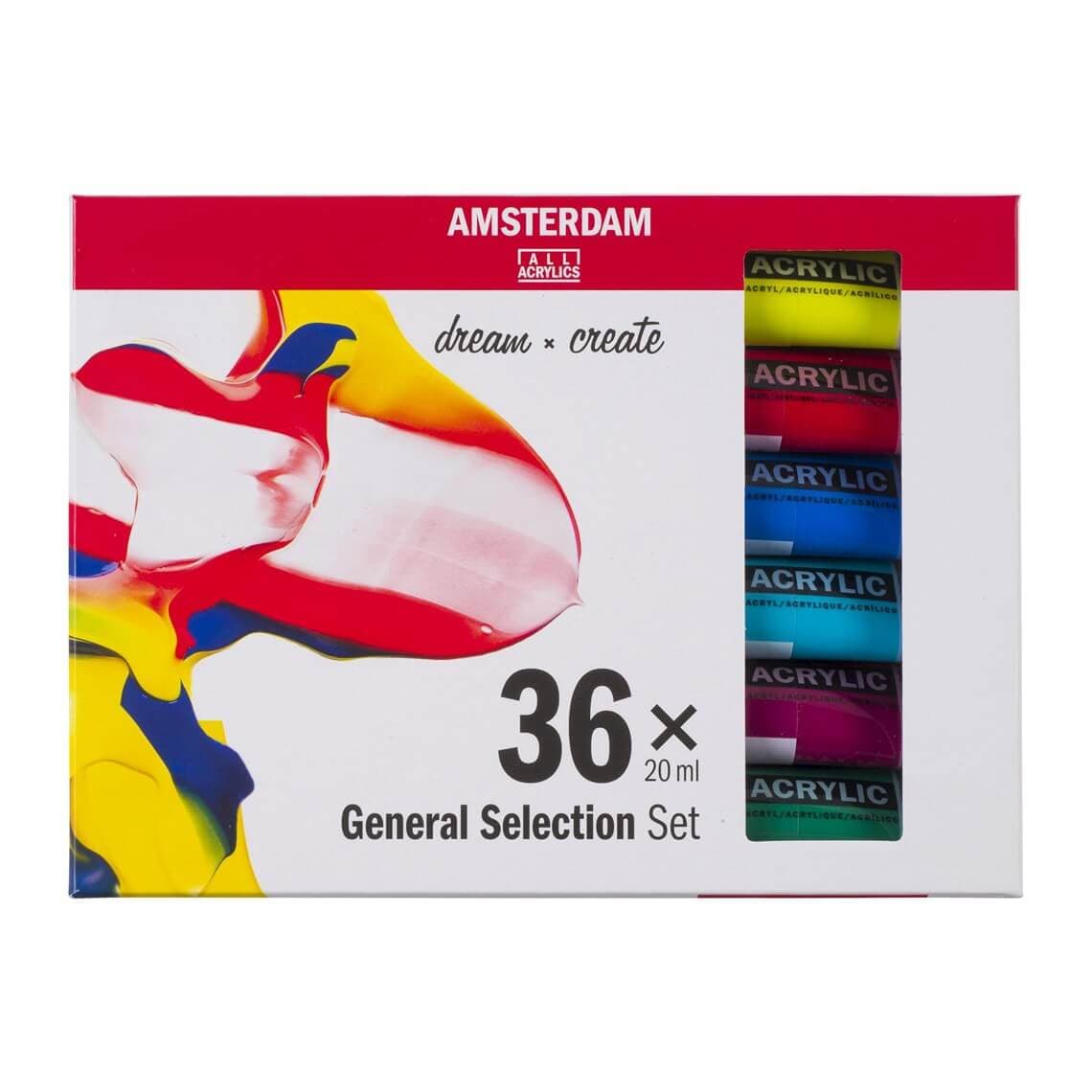 Talens Amsterdam sada akrylových barev 36x20 ml