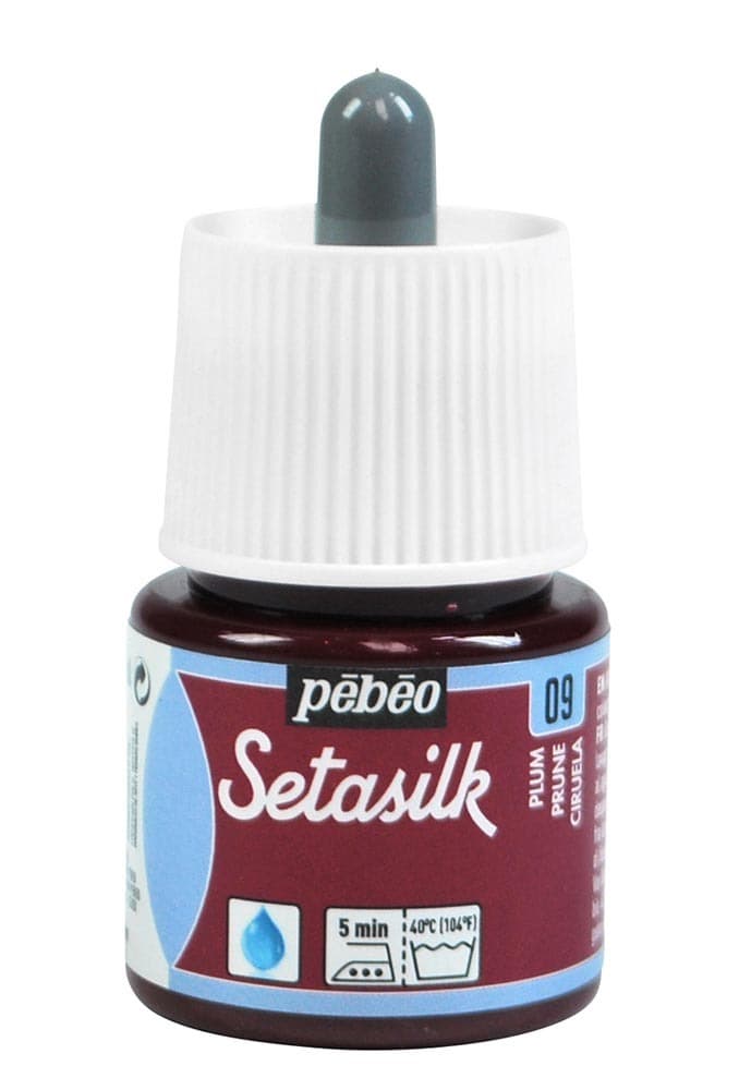Pébéo Setasilk barva na hedvábí fialová švestková 45 ml