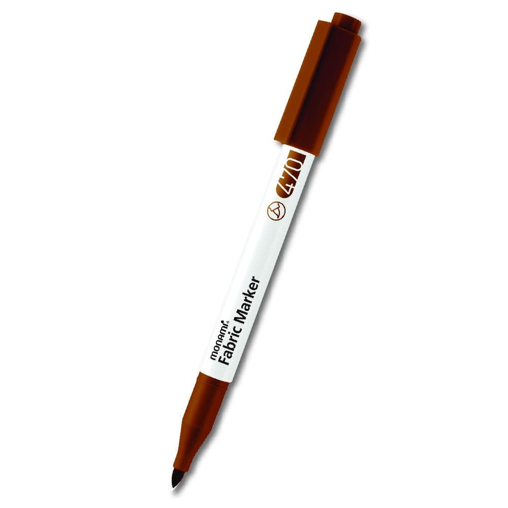 Fixa na textil Monami Fabric Marker Brush hnědá