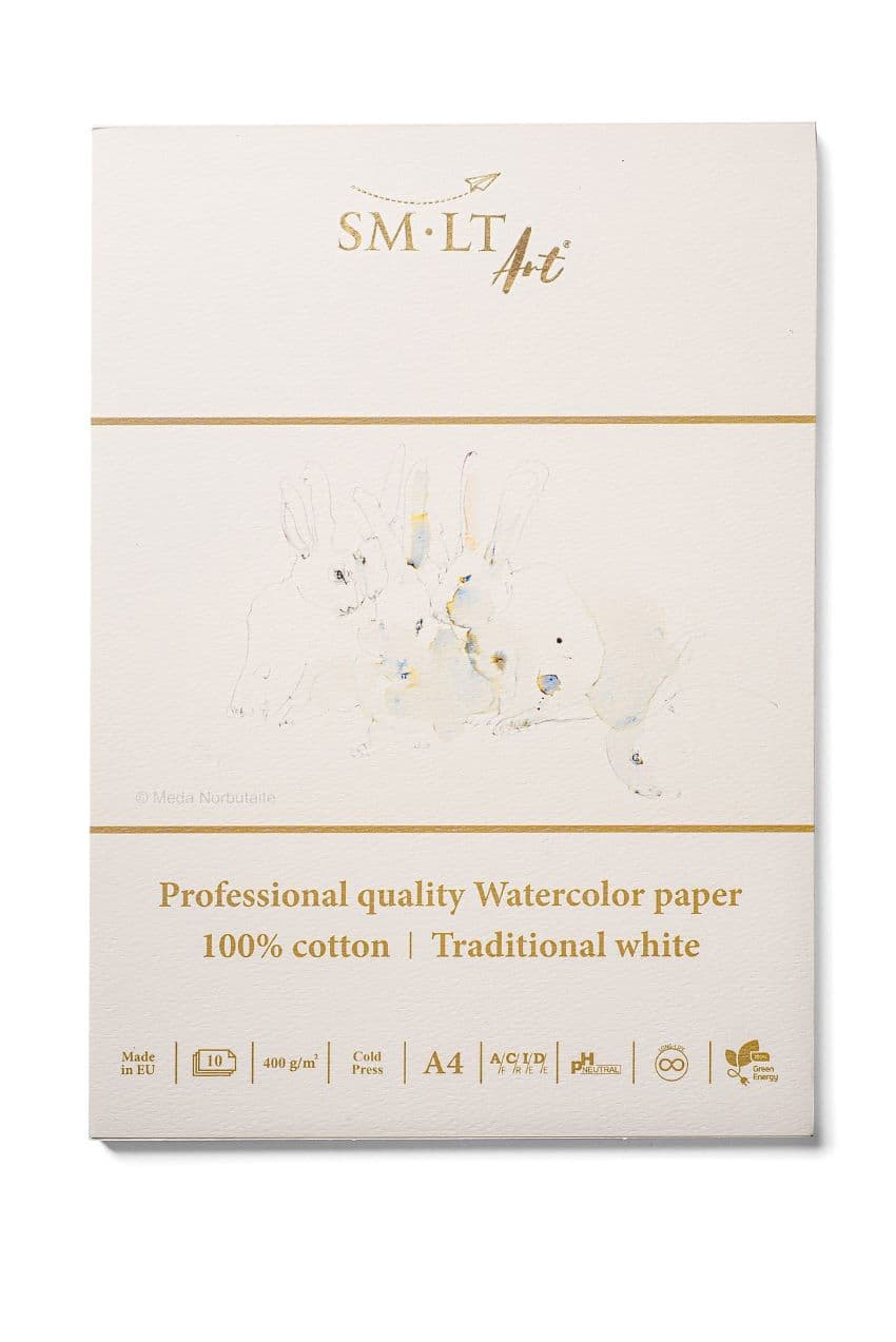Akvarelový blok SM.LT Professional A4 400 g/m2