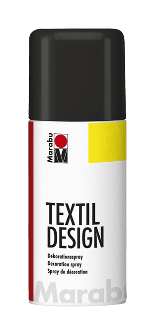 Marabu Textil Design Spray 150 ml černá – čelní pohled